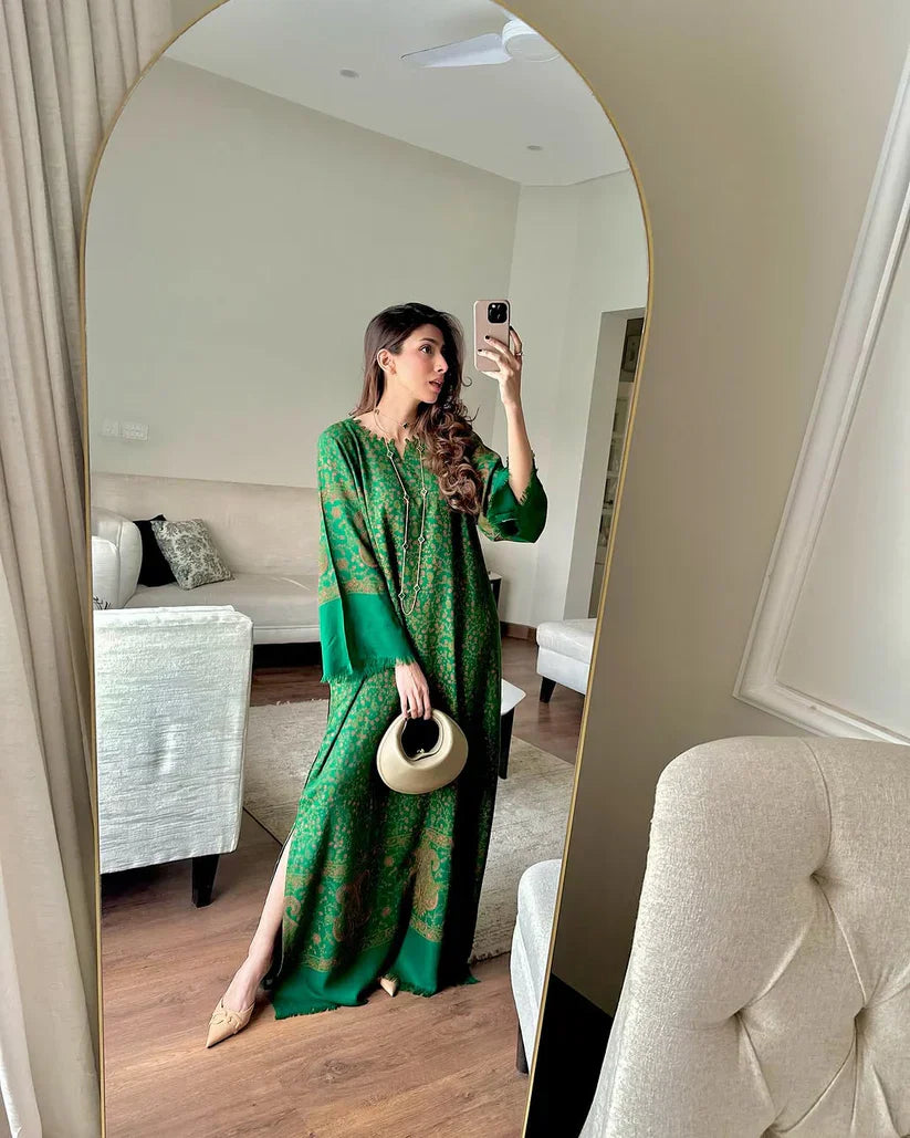 Green Mina Kaftan