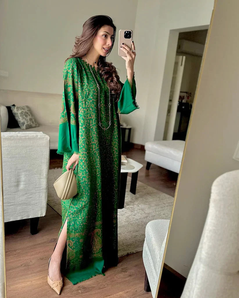 Green Mina Kaftan