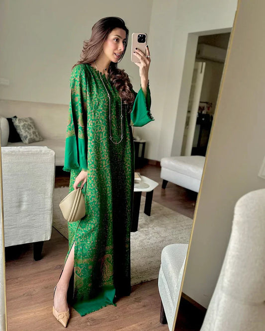 Green Mina Kaftan