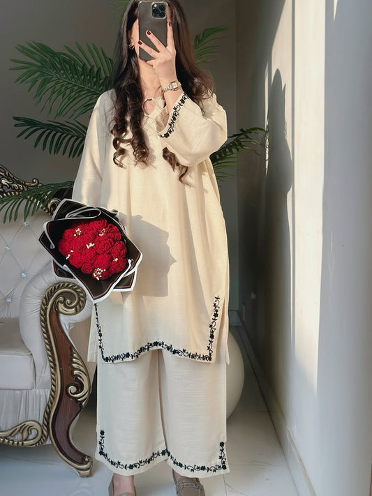 Zarf Embroidered Co_ord Set
