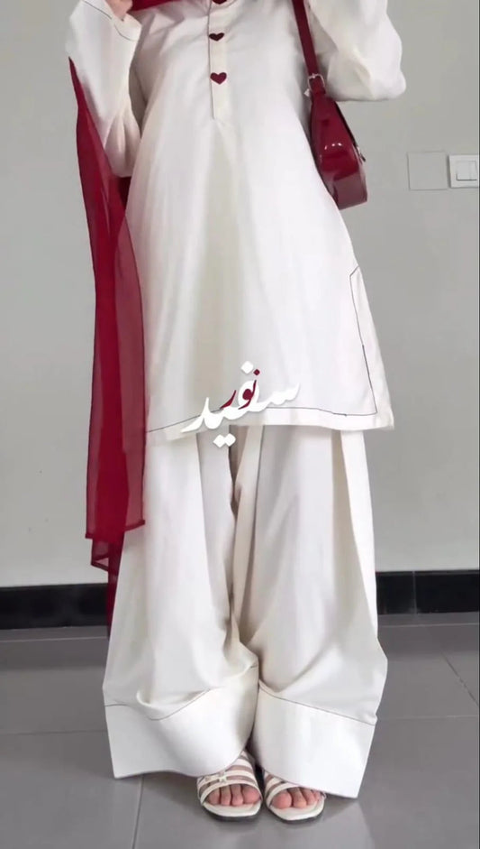 Noor Emb 2PC Farshi Shalwar set