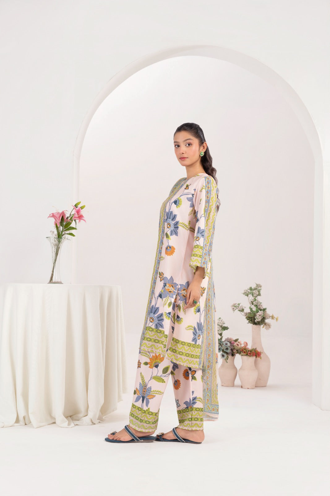 Rukhsar Three-Piece Dress